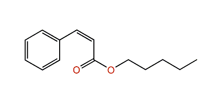 Pentyl (Z)-3-phenyl-2-propenoate